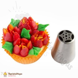 Konditerinis antgalis Gėlytei su penkiais lapeliais Konditerinis antgalis Gėlytei su penkiais lapeliais