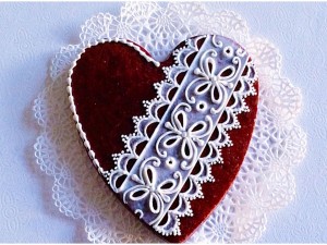 Sausainukų dekoravimas. Nėriniuotas sausainukas.