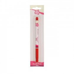 Raudonos spalvos maistinis rašiklis