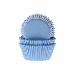 Mini keksiukų kepimo krepšeliai 60vnt. Žydra spalva Mini keksiukų kepimo krepšeliai 60vnt. Žydra spalva