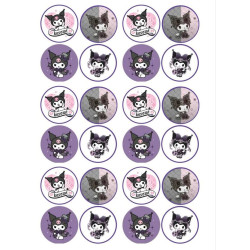 Valgomas paveiksliukas ''Kuromi 24'' Valgomas paveiksliukas ''Kuromi 24''