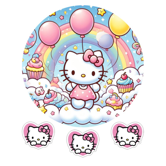Valgomas paveiksliukas ''Hello kitty 1'' Valgomas paveiksliukas ''Hello kitty 1''