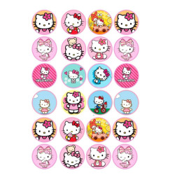 Valgomas paveiksliukas ''Hello kitty 3,8 cm'' Valgomas paveiksliukas ''Hello kitty 3,8 cm''