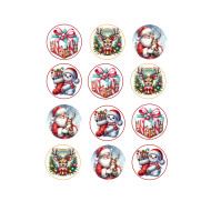 Valgomas paveiksliukas ,,Kalėdos 5 cm''