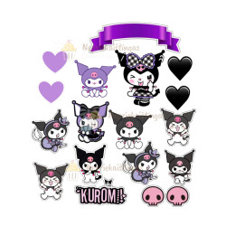 Valgomas paveiksliukas ''Kuromi 23'' Valgomas paveiksliukas ''Kuromi 23''