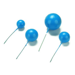 Plastikinė torto dekoracija. Mėlyni burbulai  Plastikinė torto dekoracija. Mėlyni burbulai