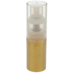 Purškiami maistiniai blizgučiai. Aukso spalva