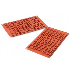 Silikoninė forma šokoladui " Raidės" Silikoninė forma šokoladui " Raidės"