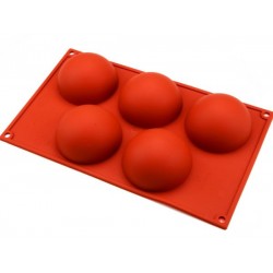 Silikoninė Silikomart forma pusrutuliams Ø 8cm Silikoninė Silikomart forma pusrutuliams Ø 8cm