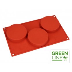 Silikomart silikoninė forma ,, Trys cilindrai " Ø 10cm. Silikomart silikoninė forma ,, Trys cilindrai " Ø 10cm.