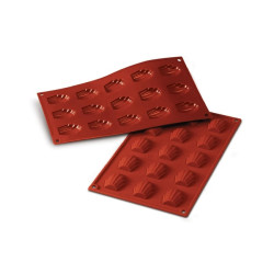 Silikomart silikoninė forma mini Madleinos Silikomart silikoninė forma mini Madleinos