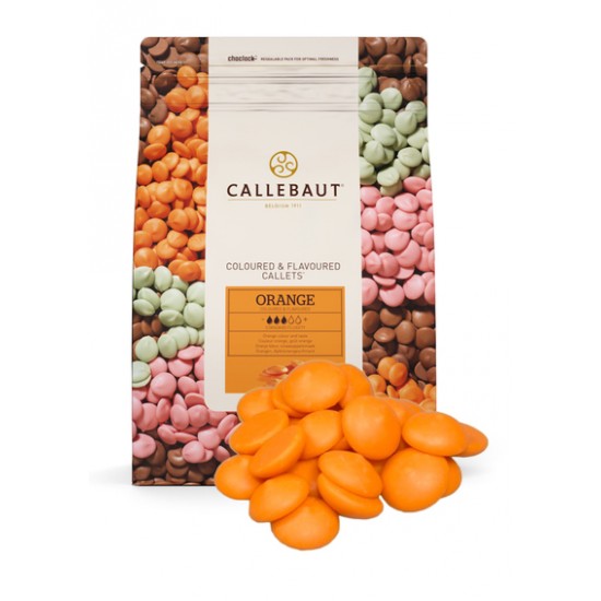 Callebaut apelsinų skonio šokoladas Callebaut apelsinų skonio šokoladas