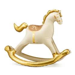 Folinis balionas "Žaislinis supamas arkliukas", 118×104 cm Folinis balionas "Žaislinis supamas arkliukas", 118×104 cm