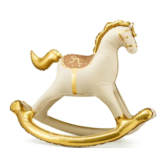 Folinis balionas "Žaislinis supamas arkliukas", 118×104 cm