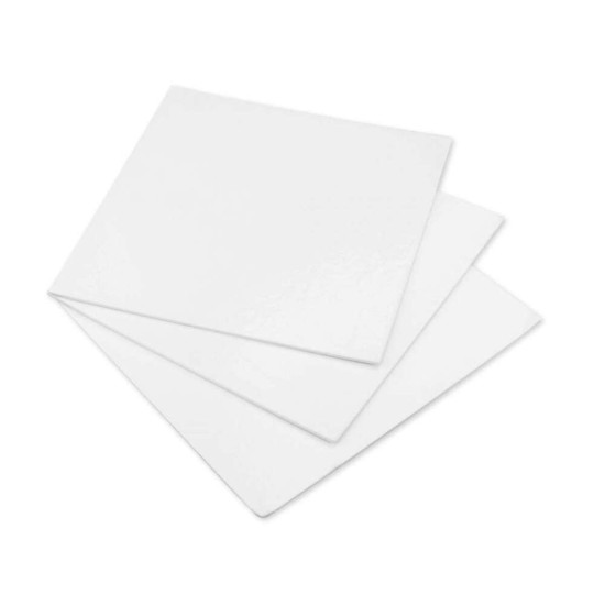 Baltas padėklas tortui 20 x 20 cm
