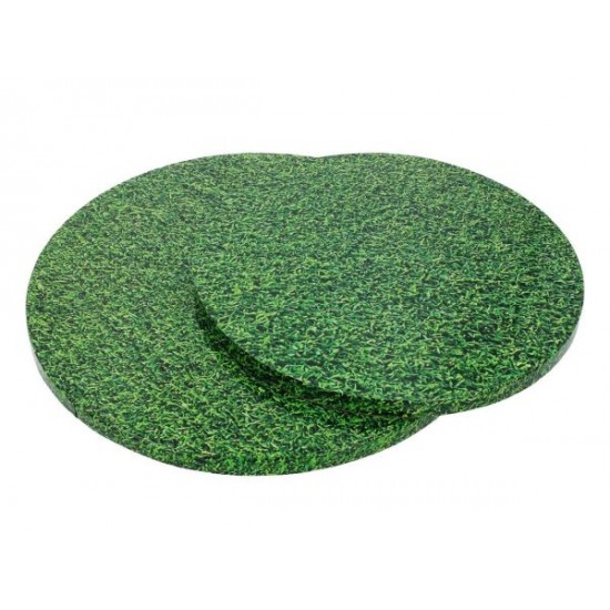 Padėklas tortui 30cm. Žolės efekto spalva