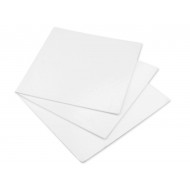 Kvadratinis baltas padėklas tortui 25 x 25 cm