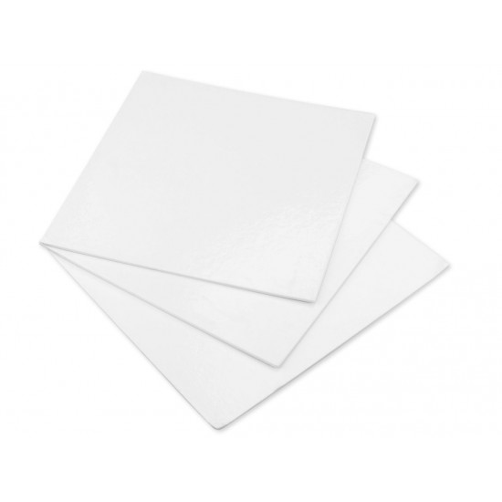 Kvadratinis baltas padėklas tortui 25 x 25cm