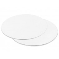 Apvalus baltas padėklas tortui 30 cm