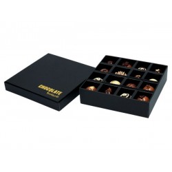 Dėžutė saldainiams " Chocolate handmade" 16 ertmių