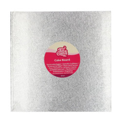 Kvadratinis padėklas tortui 25 x 25 cm x 0,4 cm Kvadratinis padėklas tortui 25 x 25 cm x 0,4 cm