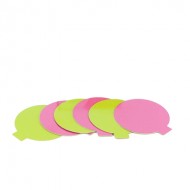 Mini padėkliukas su liežuvėliu 8 cm Ø. Spalvotas