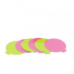 Mini padėkliukas su liežuvėliu 8 cm Ø. Spalvotas Mini padėkliukas su liežuvėliu 8 cm Ø. Spalvotas