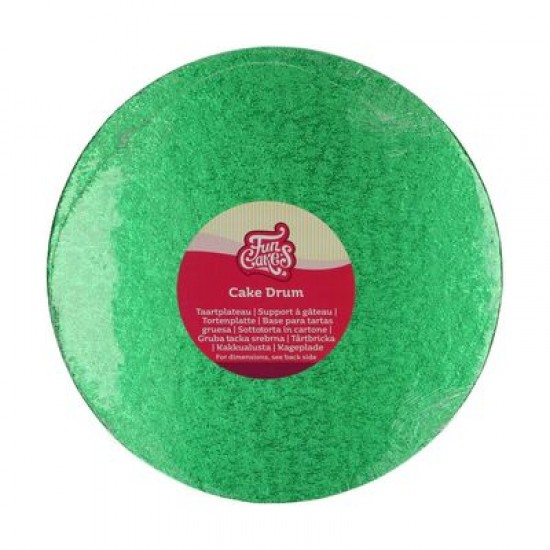 Padėklas tortui 25 cm. Žalias