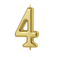 Auksinė žvakutė skaičius 4