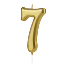 Auksinė žvakutė skaičius 7 Auksinė žvakutė skaičius 7