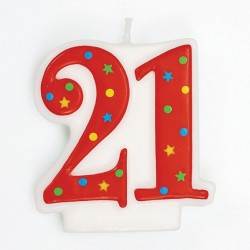 Torto žvakutė 21 Torto žvakutė 21