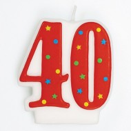 Torto žvakutė 40  Torto žvakutė 40