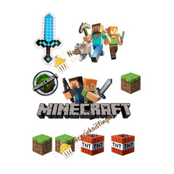 Valgomas paveiksliukas ,, Minecraft 5'' Valgomas paveiksliukas ,, Minecraft 5''