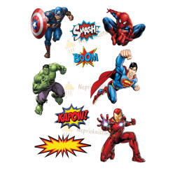 Valgomas paveiksliukas ,,Super herojai'' Valgomas paveiksliukas ,,Super herojai''