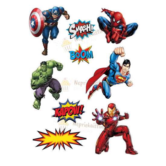 Valgomas paveiksliukas ,,Super herojai'' Valgomas paveiksliukas ,,Super herojai''